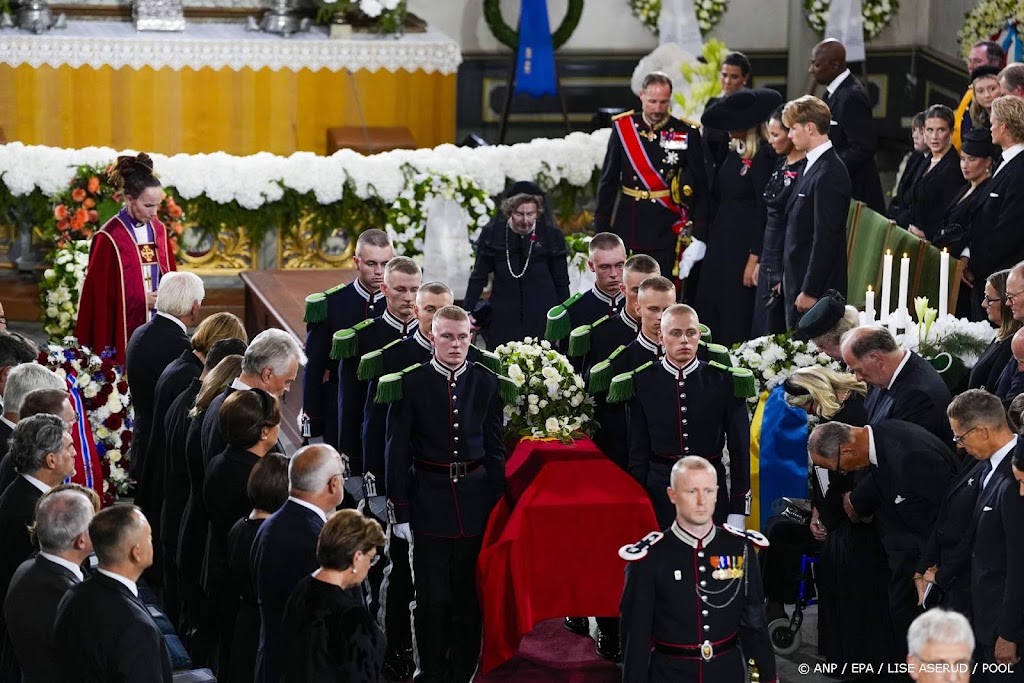 Afscheidsdienst voor koning Harald ten einde