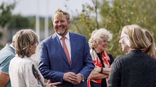 Willem-Alexander de hei op bij Radio Kootwijk