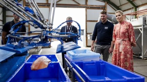 Máxima hoort over innovaties binnen de visserijsector