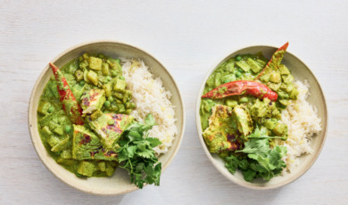 Aardappelcurry met erwten en paneer