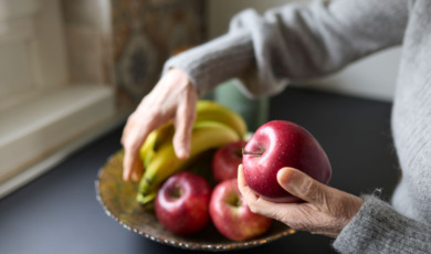 fruit op de fruitschaal