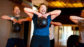 Krachttraining in groep in de gym