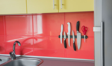 Magnetische messenhouder