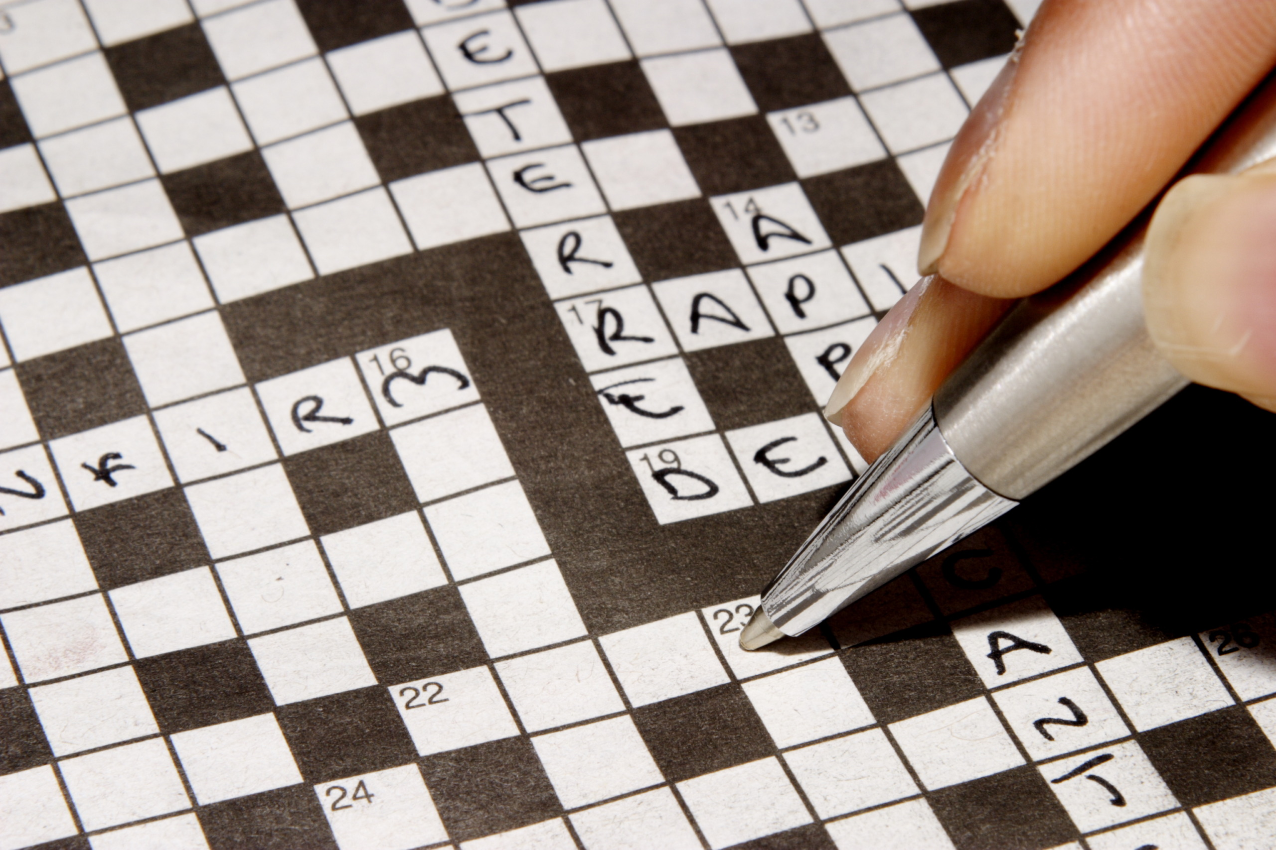Zin Kruiswoordpuzzel