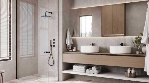 moderne badkamer
