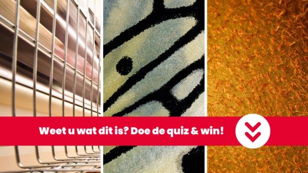 Close-ups van drie alledaagse voorwerpen voor de ‘Wat is dit?’-quiz
