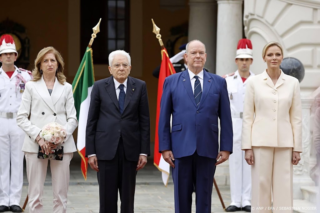 Onderscheidingen uitgereikt tijdens staatsbezoek Italië in Monaco