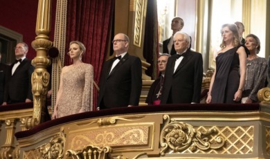 President van Italië bezoekt paleis Monaco voor staatsdiner