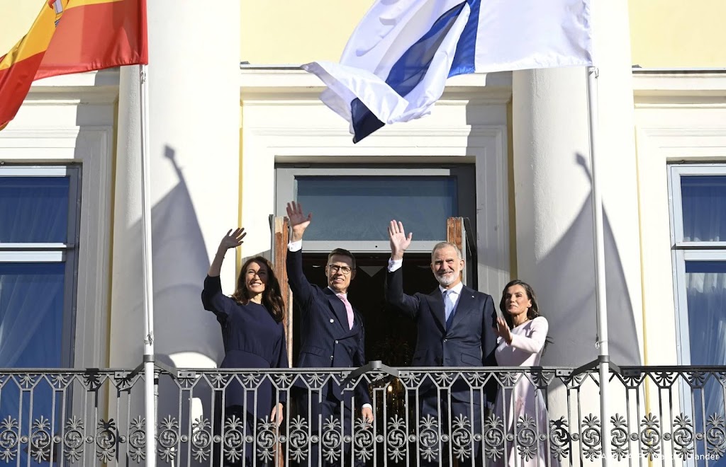 Felipe en Letizia officieel verwelkomd in Finland