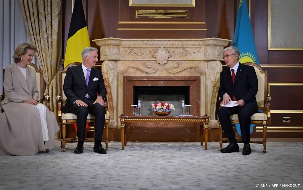 Filip en Mathilde begonnen aan staatsbezoek in Kazachstan