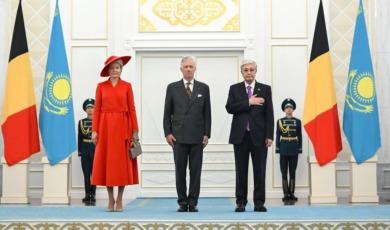 Koning Filip roept in Kazachstan op tot economische samenwerking