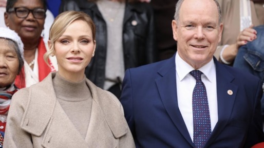 Prinses Charlène en prins Albert openen nieuw kinderdagverblijf