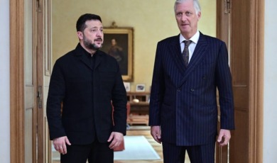 Koning Filip ontvangt Oekraïense president Zelensky
