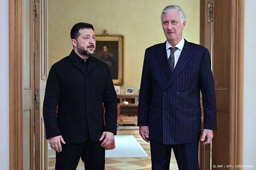 Koning Filip ontvangt Oekraïense president Zelensky