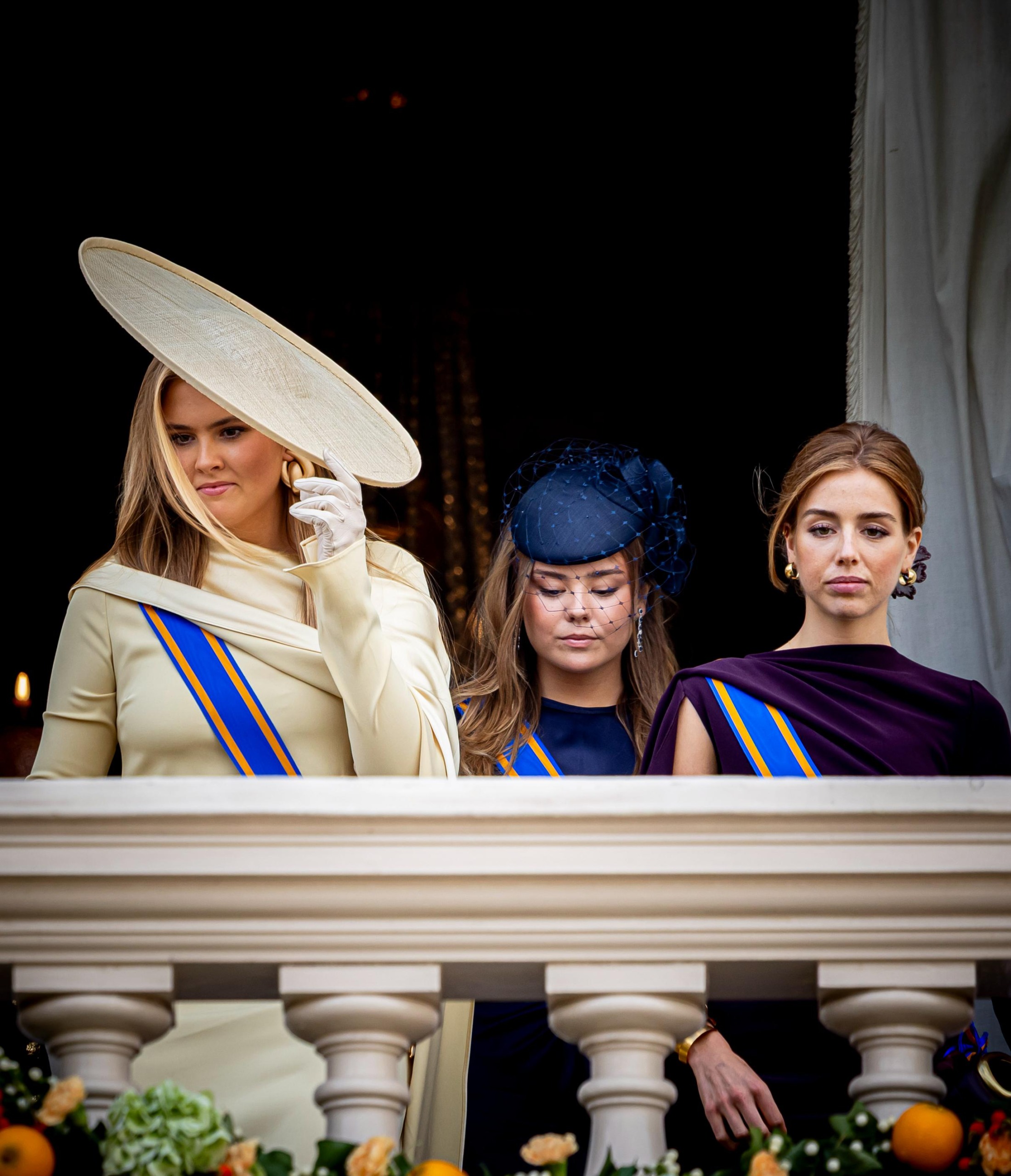 Alexia, Amalia en Ariane tijdens Prinsjesdsg 2025