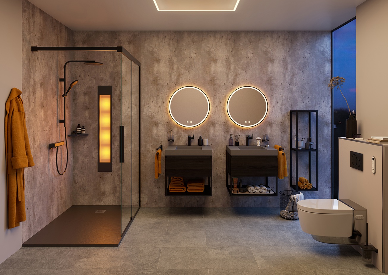 wandpaneel badkamer