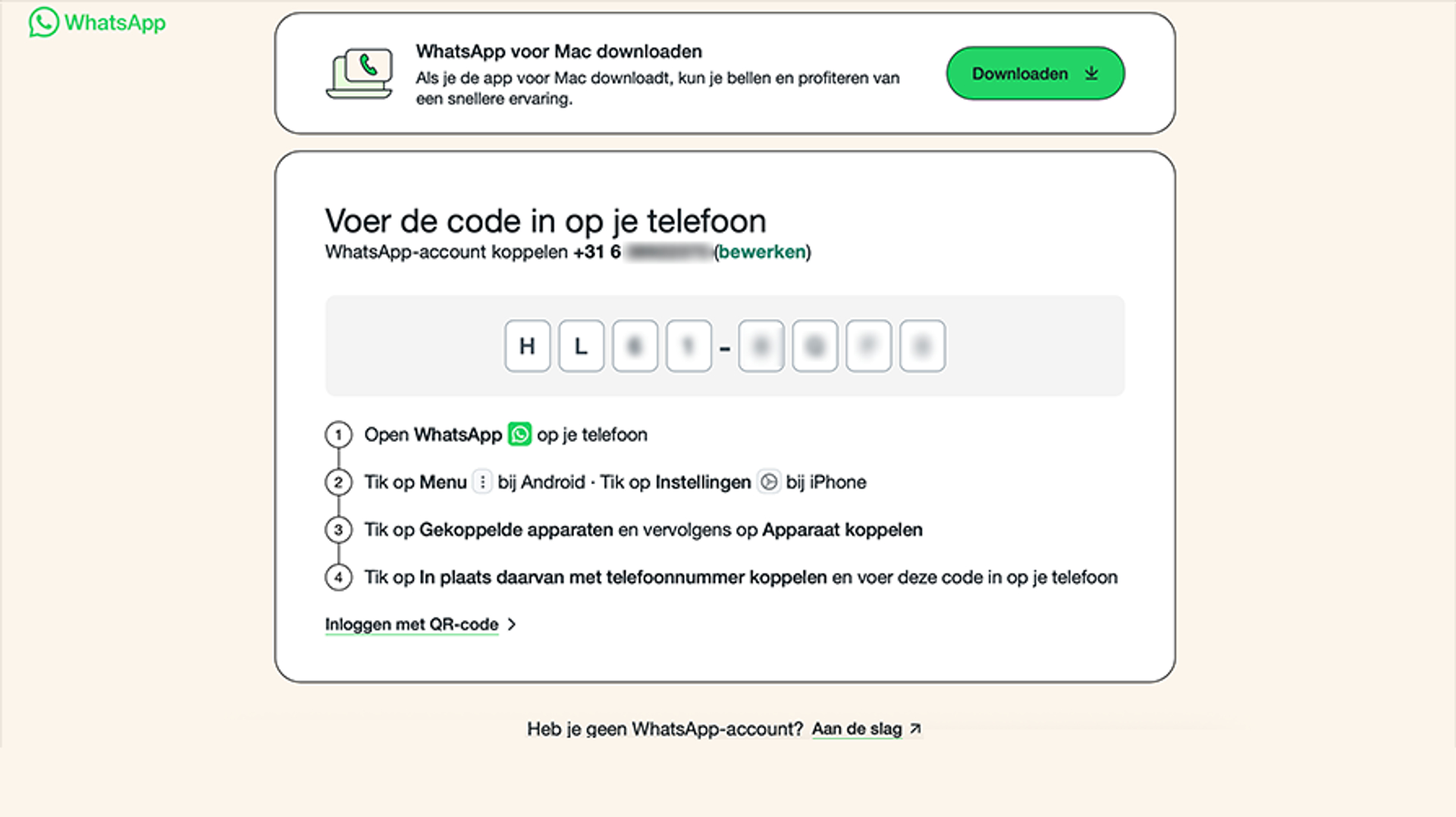 Whatsapp web